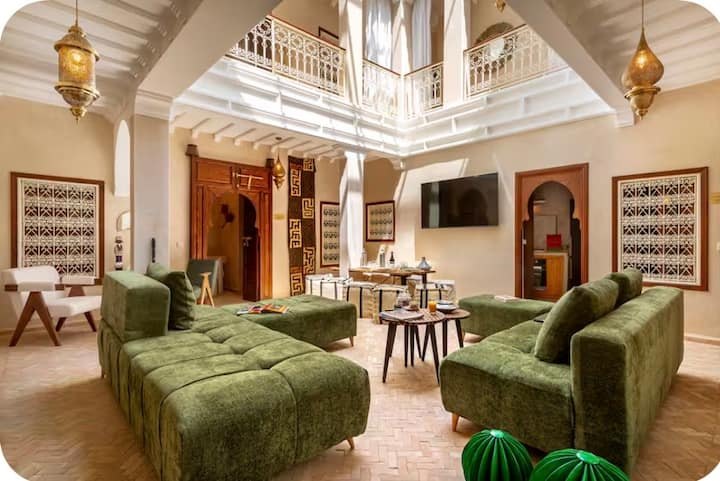 Il salotto nel riad